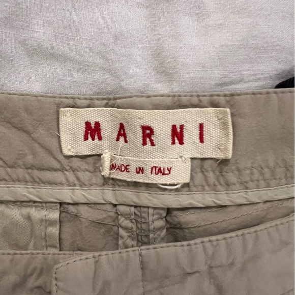 Cropped MARNI Tan Pants - Picture 5 of 6